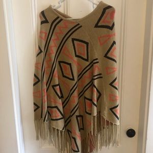 Nordstrom Aztec design shawl!
